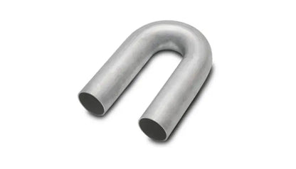 Vibrant 321 Stainless Steel 180 Degree Mandrel Bend 2.25in OD x 3.375in CLR 18 Gauge Wall Thickness Vibrant
