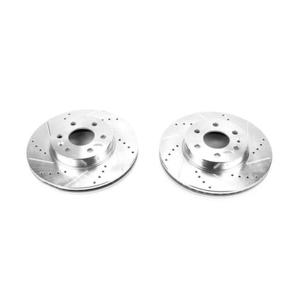 Power Stop 15-19 Chevrolet Colorado Front Evolution Drilled & Slotted Rotors - Pair - eliteracefab.com