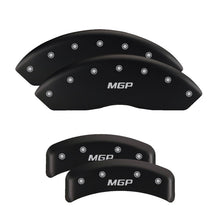 Load image into Gallery viewer, MGP 4 Caliper Covers Engraved Front &amp; Rear MGP Red finish silver ch MGP