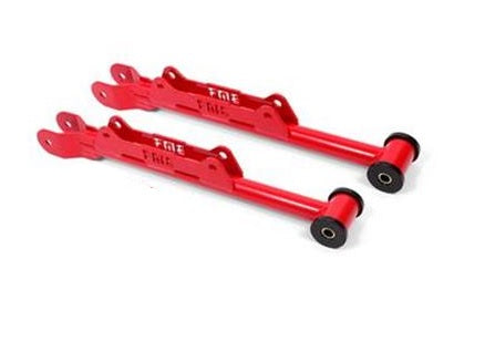 BMR REAR LOWER CONTROL ARMS DOM NON-ADJ DELRIN RED (10-15 CAMARO) - eliteracefab.com