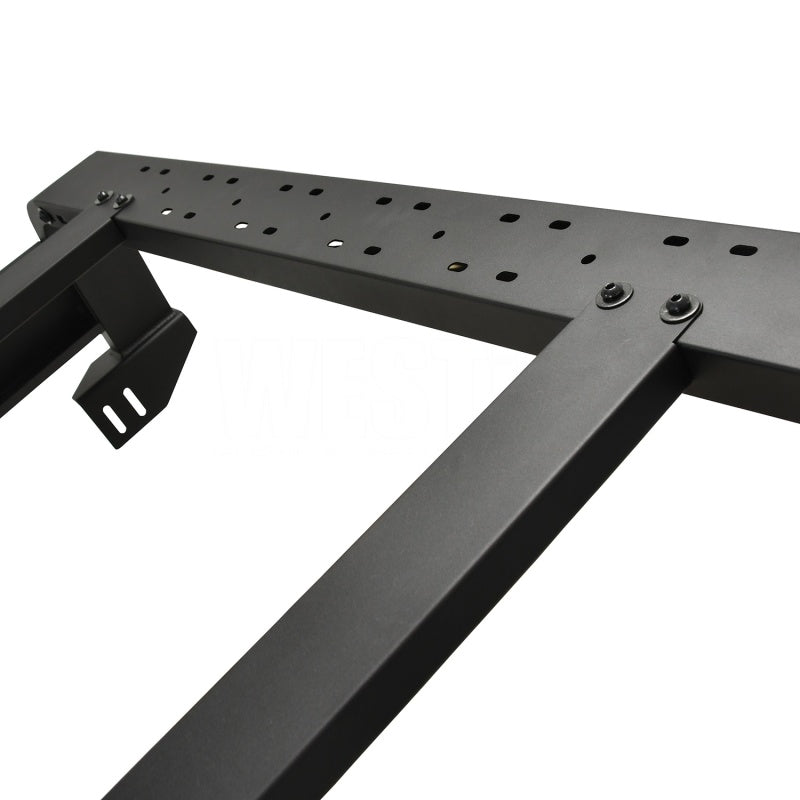 Westin 05-21 Toyota Tacoma 6ft Bed Overland Cargo Rack - Textured Black - eliteracefab.com