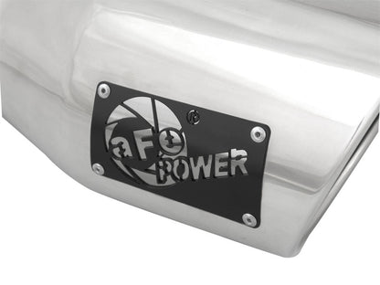 aFe MACH Force-Xp 3in Inlet x 4-1/2in Outlet x 9in Length 304 Stainless Steel Exhaust Tip aFe