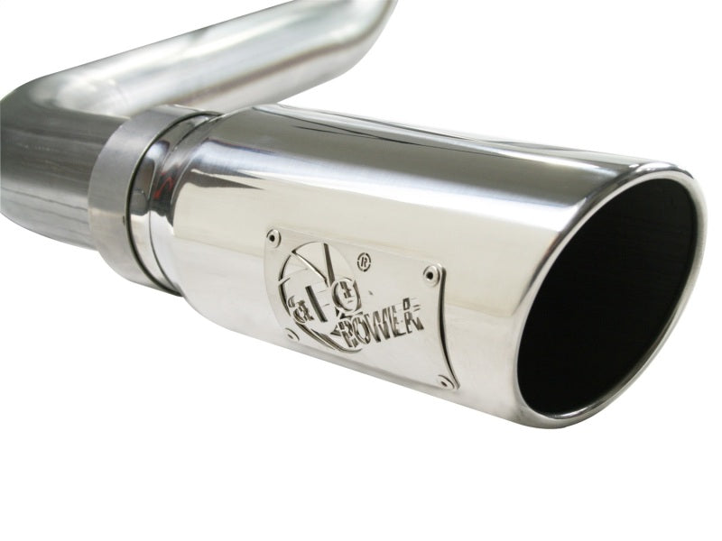 aFe MACHForce XP Exhaust Cat-Back SS-409 07-09 Toyota Tundra V8-5.7L w/ Polished Tip - eliteracefab.com