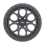 Weld Ledge Six W108 20x9 / 6x139.7 BP / 5 In BS Satin Black Wheel