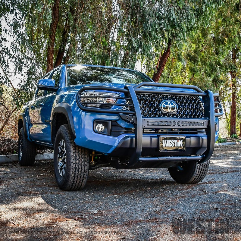 Westin 16-21 Toyota Tacoma Sportsman X Grille Guard - Tex. Blk - eliteracefab.com