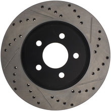 Load image into Gallery viewer, StopTech 05-10 Ford Mustang GT Front Left Slotted &amp; Drilled Rotor - eliteracefab.com