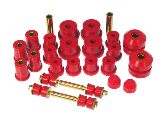 Prothane Total Vehicle Suspension Bushing Kit for 1967–1973 Ford Mustang w/o Trans. Mount, Red – 6-2001