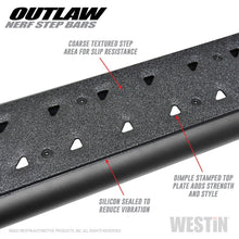 Load image into Gallery viewer, Westin 2020 Jeep Gladiator Outlaw Nerf Step Bars - Textured Black - eliteracefab.com