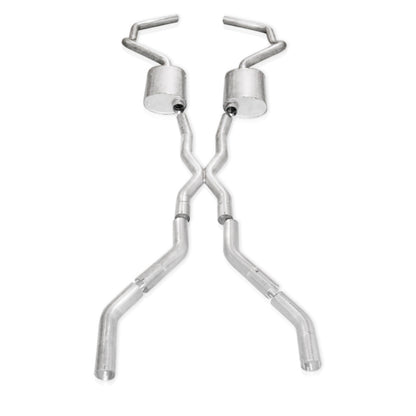 Stainless Works Chevy Camaro 1967-69 Exhaust 3in Stainless with X-Pipe Stainless Works
