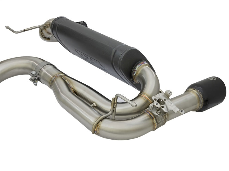 aFe MACHForce XP Exhausts Cat-Back SS 16-17 BMW 340i/iX 440i/iX (F3X) L6-3.0L (B58) w/Black Tips - eliteracefab.com