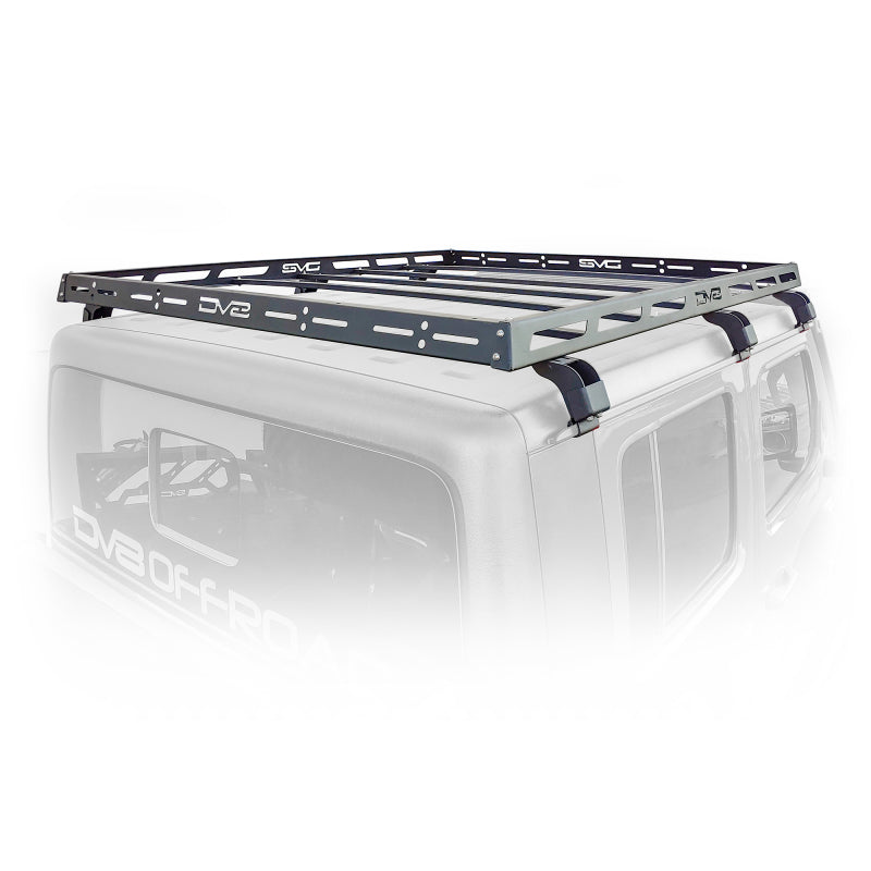 DV8 Offroad 07-18 Jeep Wrangler JK 4 DR / JL 2 DR & JT / 18+ Gladiator Roof Rack - eliteracefab.com