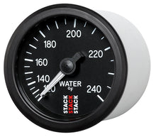 Load image into Gallery viewer, Autometer Stack 52mm 120-240 Deg F 1/2in Npt (M) Mechanical Water Temp Gauge - Black