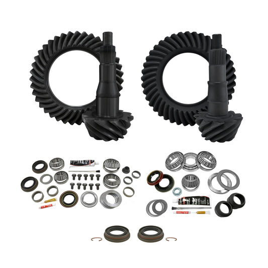 Yukon Gear & Install Kit Package for 00-10 Ford F150 9.75in Front & Rear 4.11 Ratio Yukon Gear & Axle