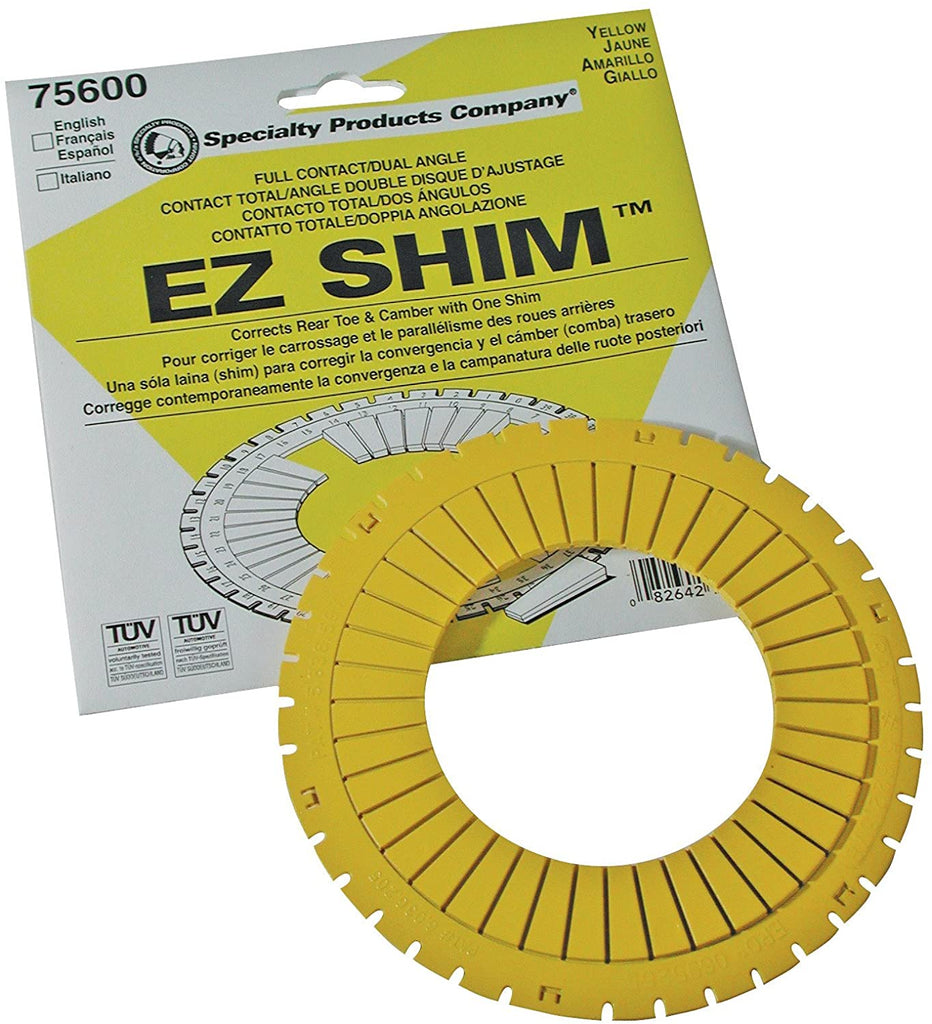 SPC Performance EZ Shim Dual Angle Camber/Toe Shim (Yellow) - eliteracefab.com