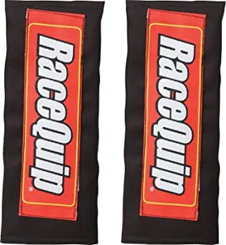 RaceQuip Harness Pad Pair Black - eliteracefab.com