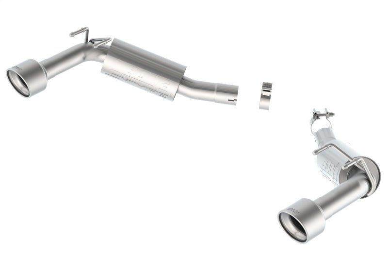 Borla 14-15 Camaro SS 6.2L V8 RWD Single Split Rr Exit S-Type Exhaust (rear section only) - eliteracefab.com