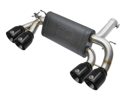 aFe MACHForce XP 3in - 2 1/2in Axle Back 304SS Exhaust w/ Black Tips 16-17 BMW M2 (f87) aFe