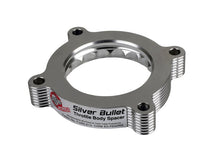 Load image into Gallery viewer, aFe 11-14 Ford Mustang/ 11-14 Ford F-150 V6 3.7L Silver Bullet Throttle Body Spacer - Silver - eliteracefab.com