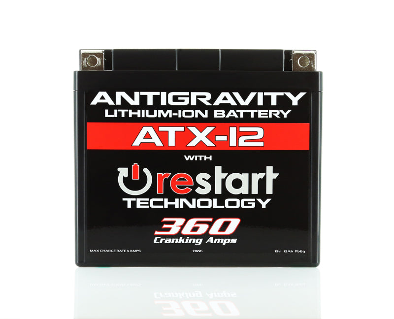 Antigravity YTX12 High Power Lithium Battery w/Re-Start - eliteracefab.com