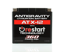 Load image into Gallery viewer, Antigravity YTX12 High Power Lithium Battery w/Re-Start - eliteracefab.com