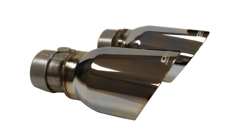 Corsa 15-17 Dodge Charger R/T w/ Pursuit Valance 2.5in Inlet / 4in Outlet Polished Tip Kit - eliteracefab.com