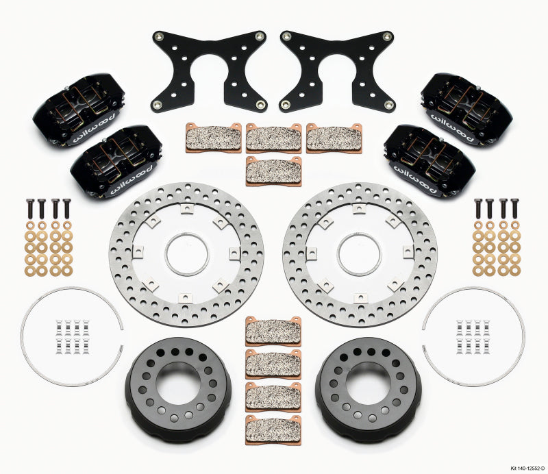 Wilwood Dynapro Lug Mount Dual Rear Dynamic Kit SA Drilled Big Ford New Style 2.50in Offset Wilwood