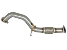 Load image into Gallery viewer, aFe Power Elite Twisted Steel 16-17 Honda Civic I4-1.5L (t) 2.5in Rear Down-Pipe Mid-Pipe - eliteracefab.com