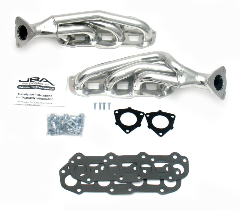 JBA 05-07 Toyota 4.7L V8 1-1/2in Primary Silver Ctd Cat4Ward Header JBA