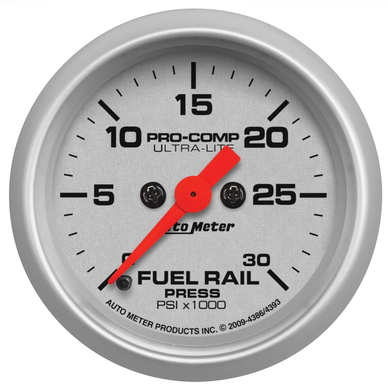 AutoMeter Gauge Rail Pressure (Ram 5.9L) 2-1/16in. 30Kpsi Digital Stepper Motor Ul 4386