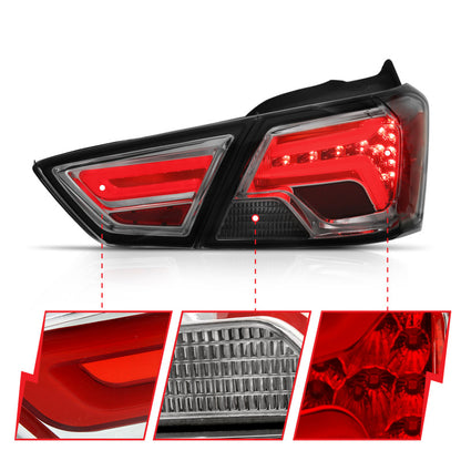 ANZO 14-18 Chevrolet Impala LED Taillights Smoke - eliteracefab.com