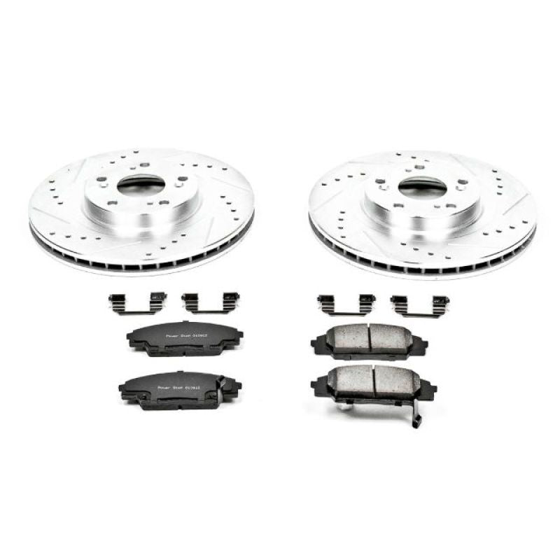 Power Stop 02-06 Acura RSX Front Z23 Evolution Sport Brake Kit - eliteracefab.com