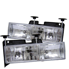 Load image into Gallery viewer, Spyder Chevy C/K Series 1500/2500 88-99/Chevy Tahoe 95-99Crystal Glass Headlights Chrm HD-YD-CCK88-C - eliteracefab.com