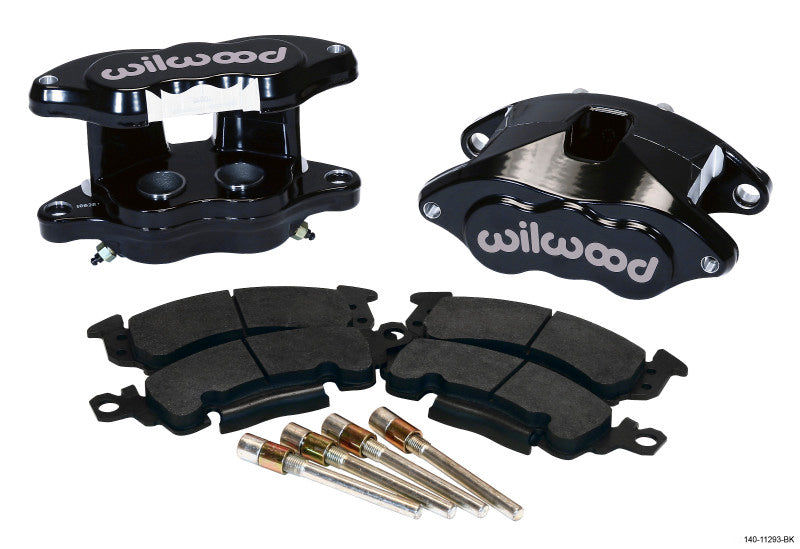 Wilwood D52 Rear Caliper Kit - Black Pwdr 1.25 / 1.25in Piston 1.04in Rotor Wilwood