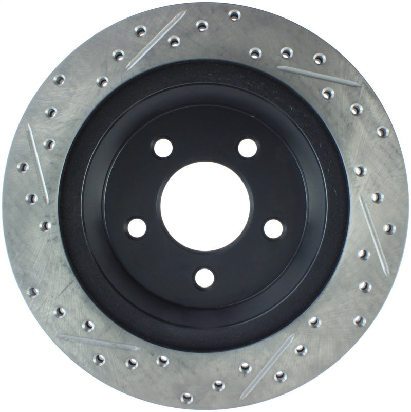 StopTech Slotted & Drilled Sport Brake Rotor - eliteracefab.com