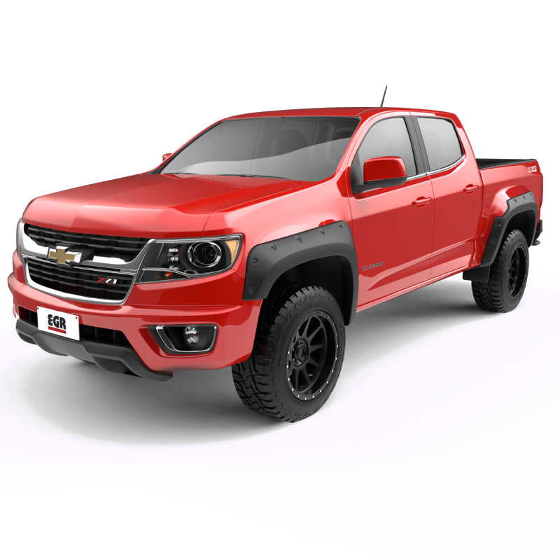 EGR 15+ Chevy Colorado 5ft Bed Bolt-On Look Fender Flares - Set - Matte