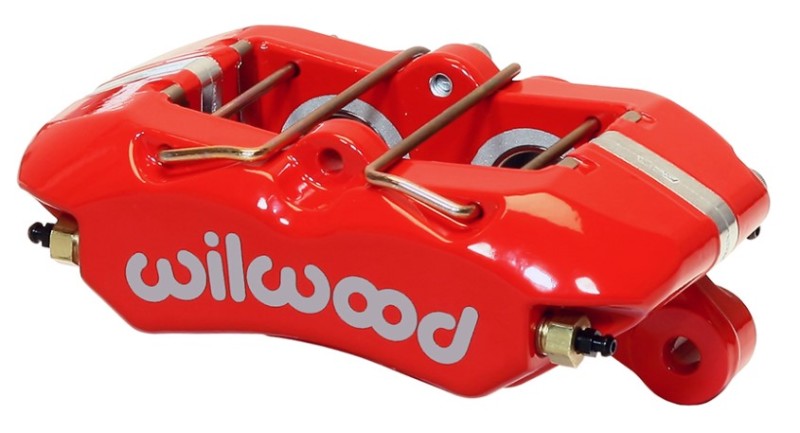 Wilwood Caliper-Forged Dynapro 4 5.25in Mount-Red-Universal 1.38/1.38in Pistons .81in Disc Wilwood