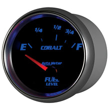 Load image into Gallery viewer, AutoMeter Gauge Fuel Level 2-5/8in. 73 Ohm(e) to 10 Ohm(f) Elec Cobalt