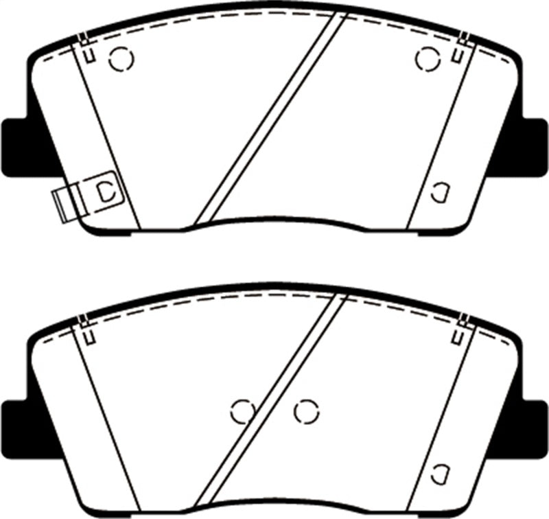 YellowStuff Front Brake Pads - DP42358R EBC