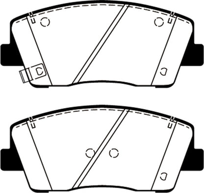 YellowStuff Front Brake Pads - DP42358R EBC