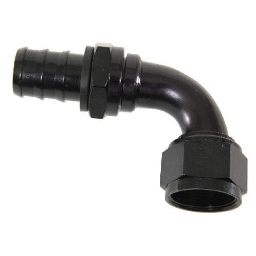 Fragola Performance Systems 209016-BL 8000 Series Push-Lite Race Hose Ends - 90 Degree - eliteracefab.com