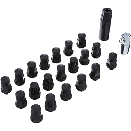 WHEEL MATE MUTEKI SR35 CLOSE END LUG NUTS W/ LOCK SET – BLACK 12×1.25 35MM - eliteracefab.com