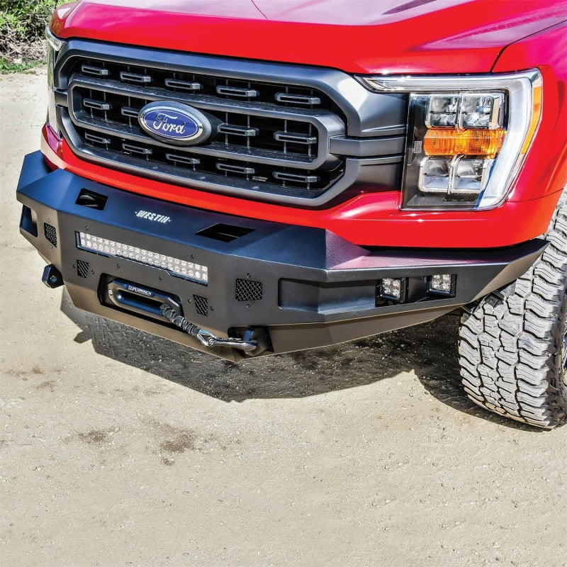 Westin 21-23 Ford F-150 (Excl. 2022+ Lightning EV) Pro-Series Front Bumper - Tex. Blk Westin