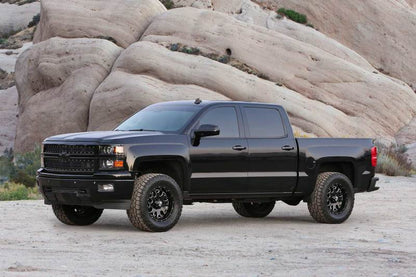 Fabtech 14-18 GM C/K1500 w/OE Forged UCA 4in Basic System w/Perf. Shocks - eliteracefab.com