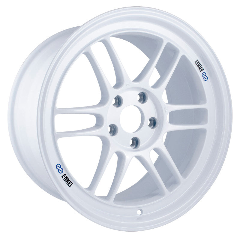 Enkei RPF1 18x9.5 5x114.3 38mm Offset 73mm Center Bore Vanquish White Wheel (Special Order/ MOQ 40*) - eliteracefab.com