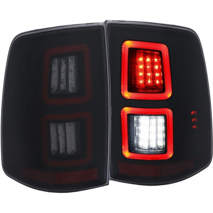 ANZO USA Dodge Ram Led Taillights Smoke; 2013-2017 - eliteracefab.com