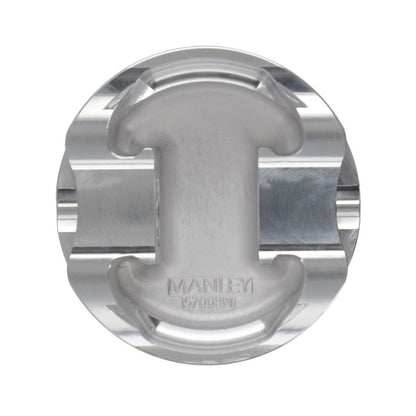 Manley 2018+ Ford Coyote 5.0L 6.75cc Dish 3.672in Bore 12:1 CR 22mm Pin Platinum Pistons