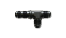 Load image into Gallery viewer, Vibrant -3AN Bulkhead Adapter Tee on Run Fittings - Anodized Black Only - eliteracefab.com