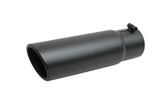 Load image into Gallery viewer, Gibson Rolled Edge Angle-Cut Tip - 4in OD/3in Inlet/12in Length - Black Ceramic - eliteracefab.com