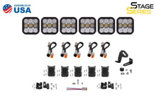 Load image into Gallery viewer, Diode Dynamics SS5 Sport Universal CrossLink 6-Pod Lightbar - Yellow Combo