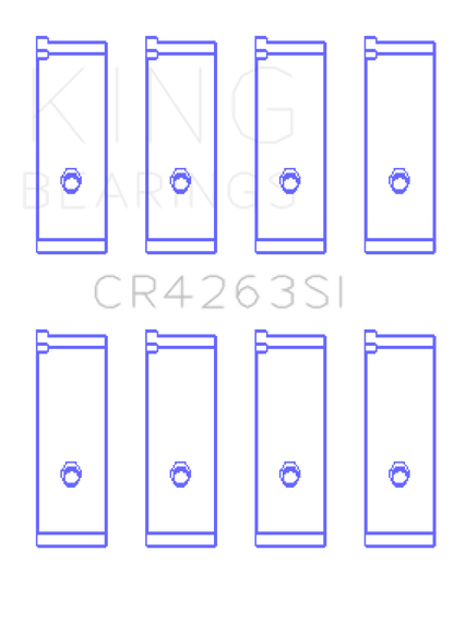 King Toyota 1ZZ-FE (Size .25) Rod Bearing Set King Engine Bearings